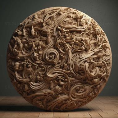 Patterns and decorations stl chaos 3 3d model